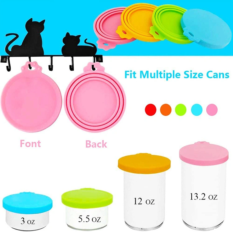 Colorfual Silicone Pet Canned Food Lid