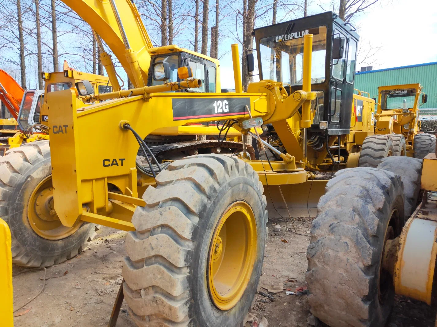 Used Small Motor Grader Caterpillar 12g Hot Sale, Secondhand Cat Grader 12g Low Price