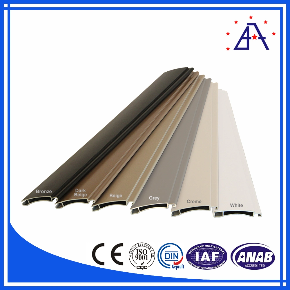 Aluminum Extruded Profile Rolling Shutter Window Panel/Roller Shutter Slat