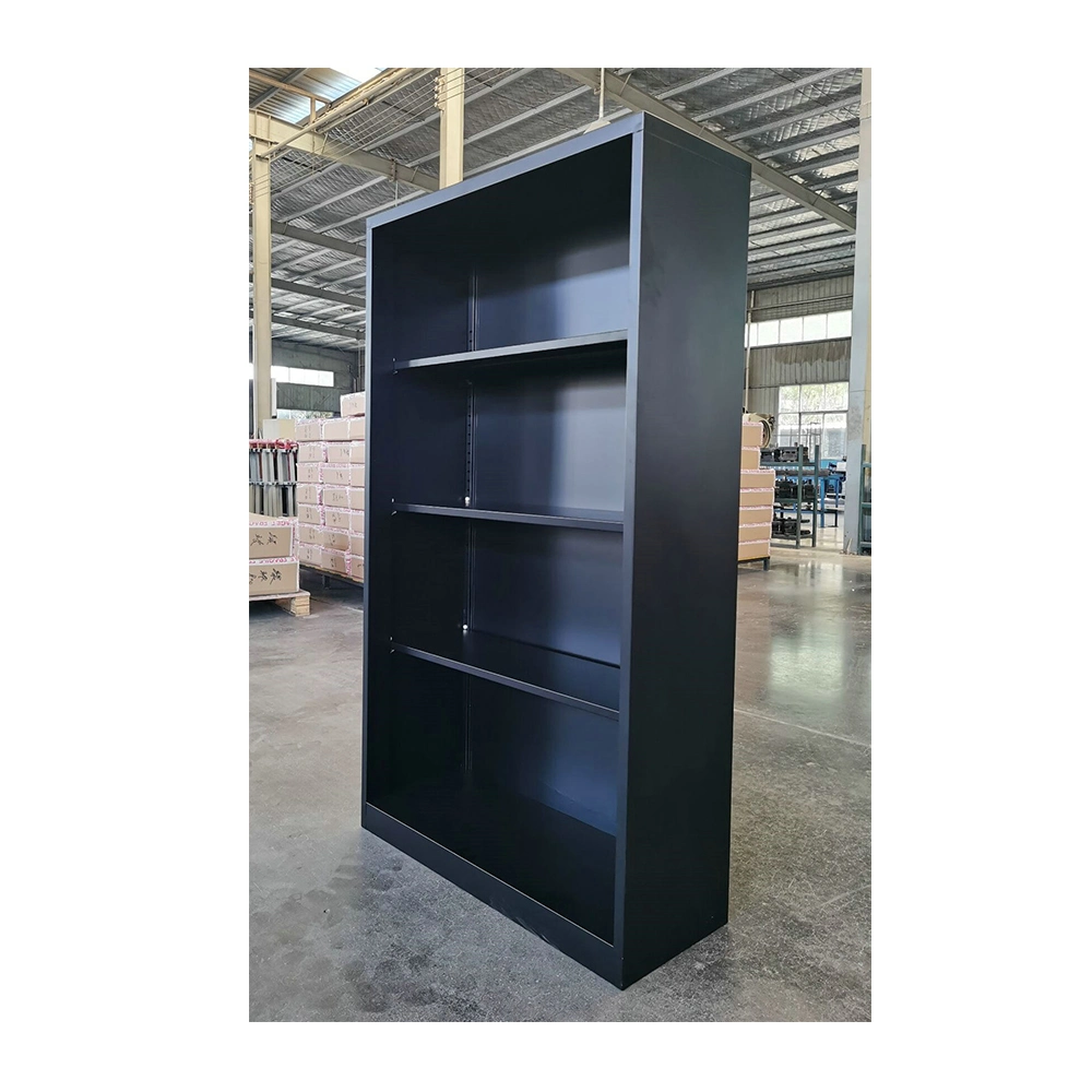 Fas-066 Office Furniture Metal Storage Cupboard with 4 Adjustable Shelves Steel Filing Cabinet Without Door