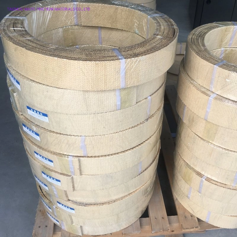 Asbestos Free Woven Resin Brake Lining Rolls for Traction Machine