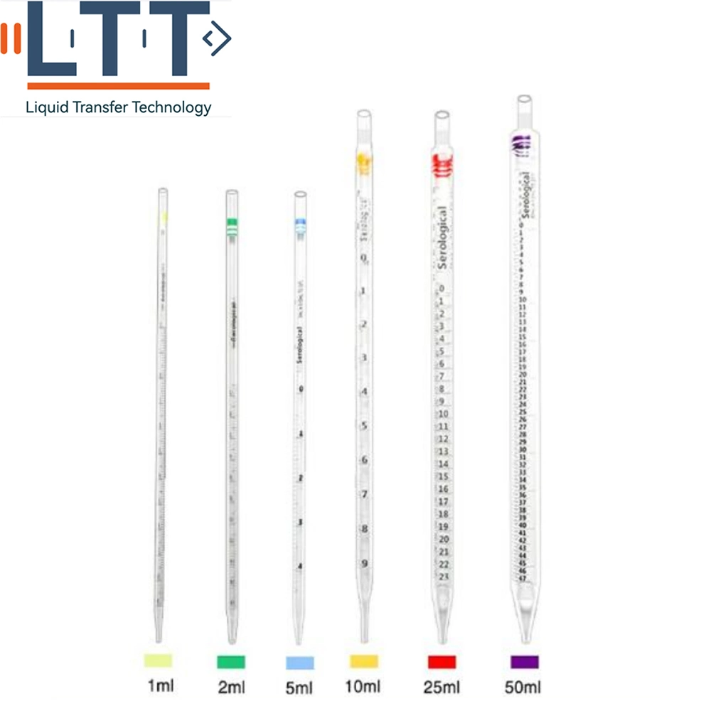 Serological Pipette Sterile GPPS 1ml 2ml 5ml 10ml Sterile Non Pyrogenic Serological Pipette 5ml Disposable Plastic Measuring Serological Pipette