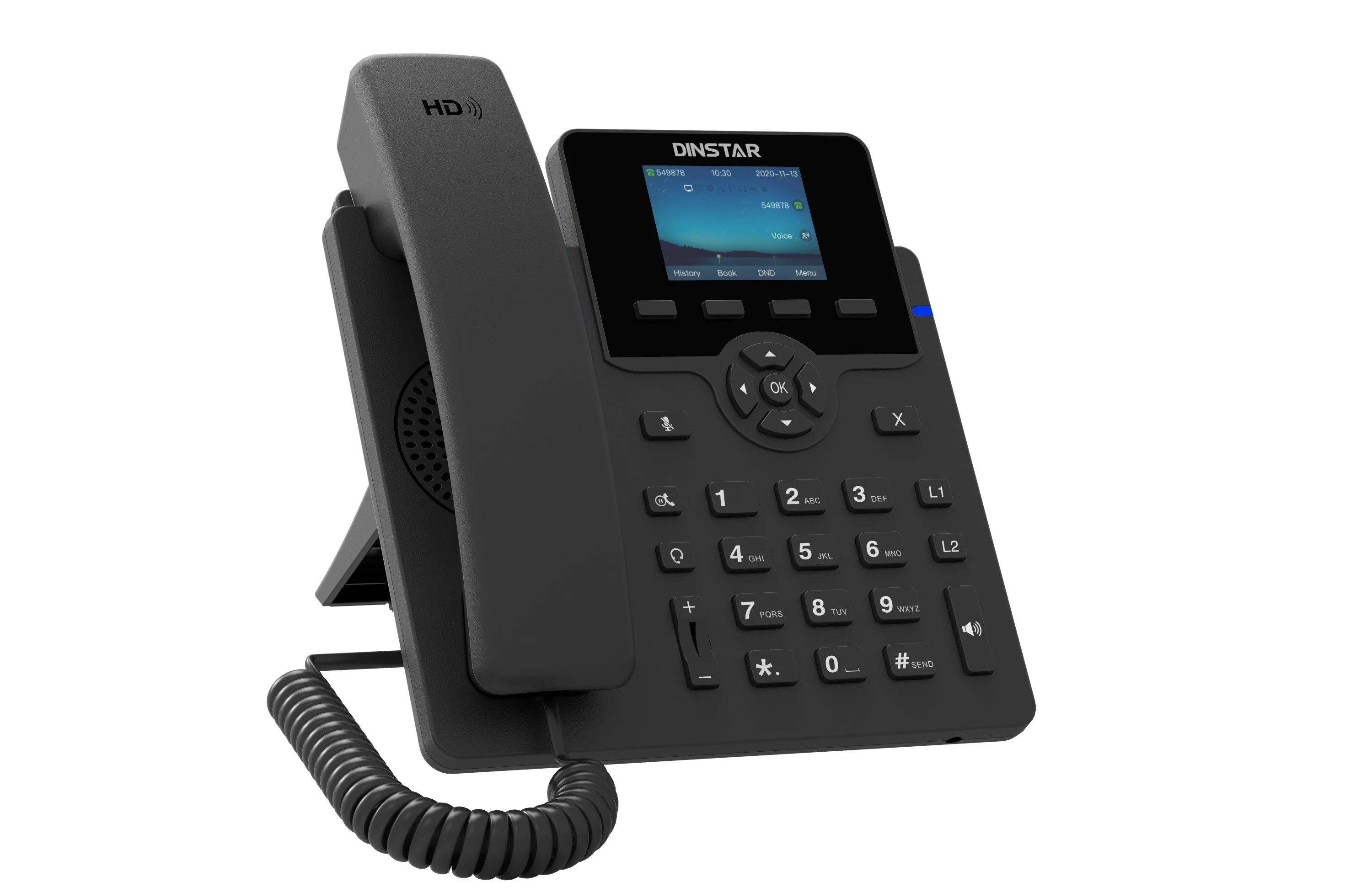 Dinstar C62up Business IP Phone OEM/ODM New Arrival 2.4" Inch 320X240 Color Display with Backlight