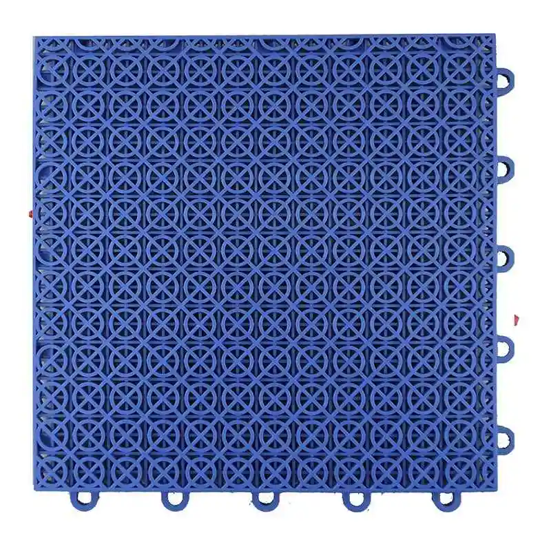 Outdoor PP Interlocking Kunststoff Bodenfliesen Basketball Courts Gummi Bodenbelag