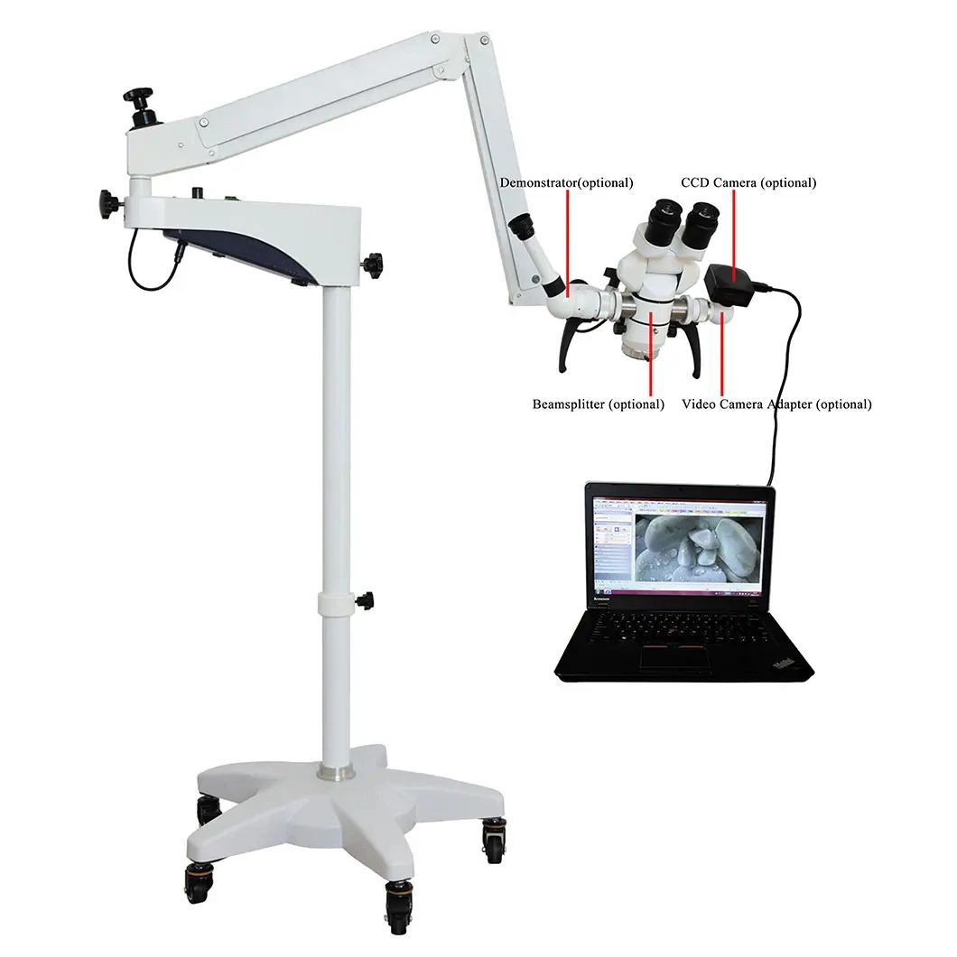 Medizinisches Gerät Einstellbare Chirurgie Ent Dental Operating Microscope