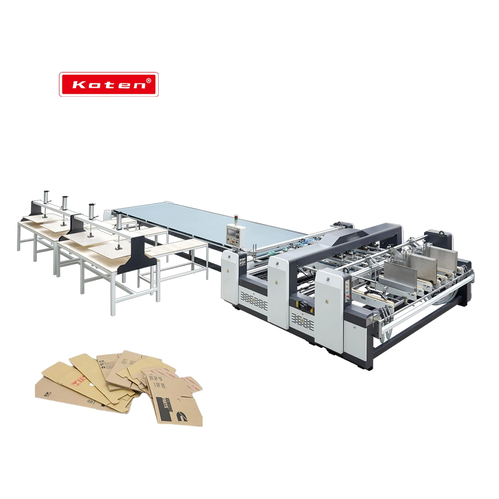 Carton Folder Gluer Machine /Sticky Box Machines /Carton Gluing Machinery Hot Product Ly-2300