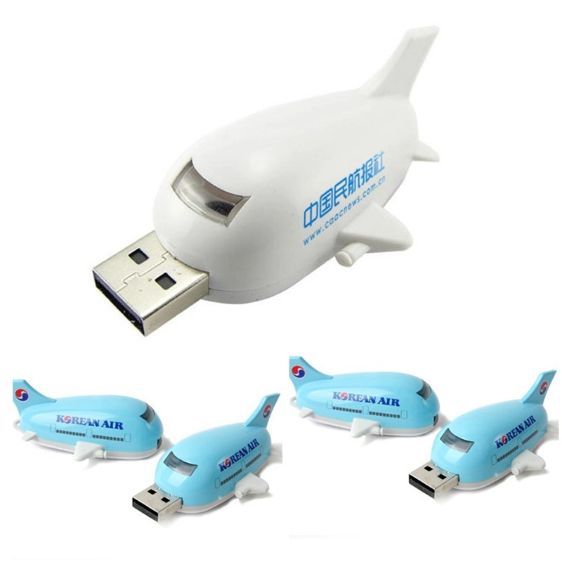 As unidades flash USB de forma avião Dom Corporativa Publicidade Custom 2G8G16G32G64G128g U Disk