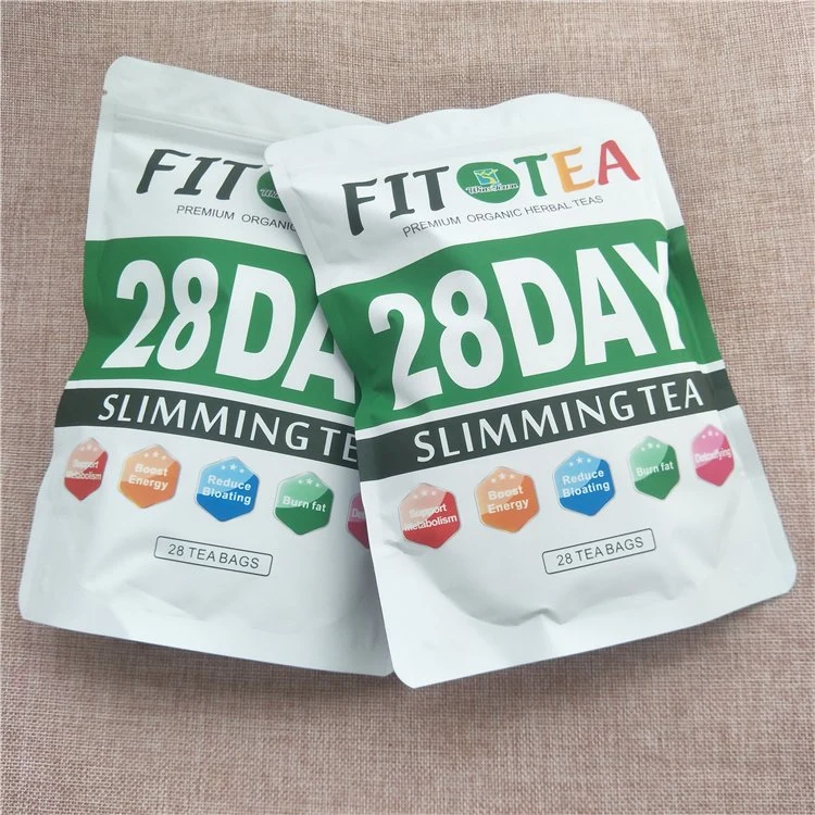 Etiqueta privada 14 día 28 día de fitness hierbas adelgazamiento detox té té delgado teatox