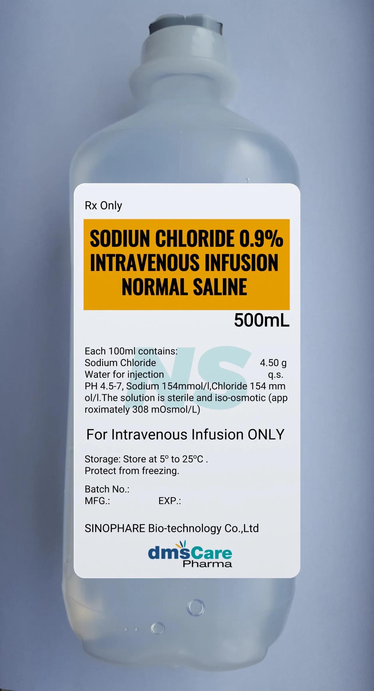 Intravenous Solution Common IV Solutions Sodium Lactate Ringer&prime; S Injection GMP Factory