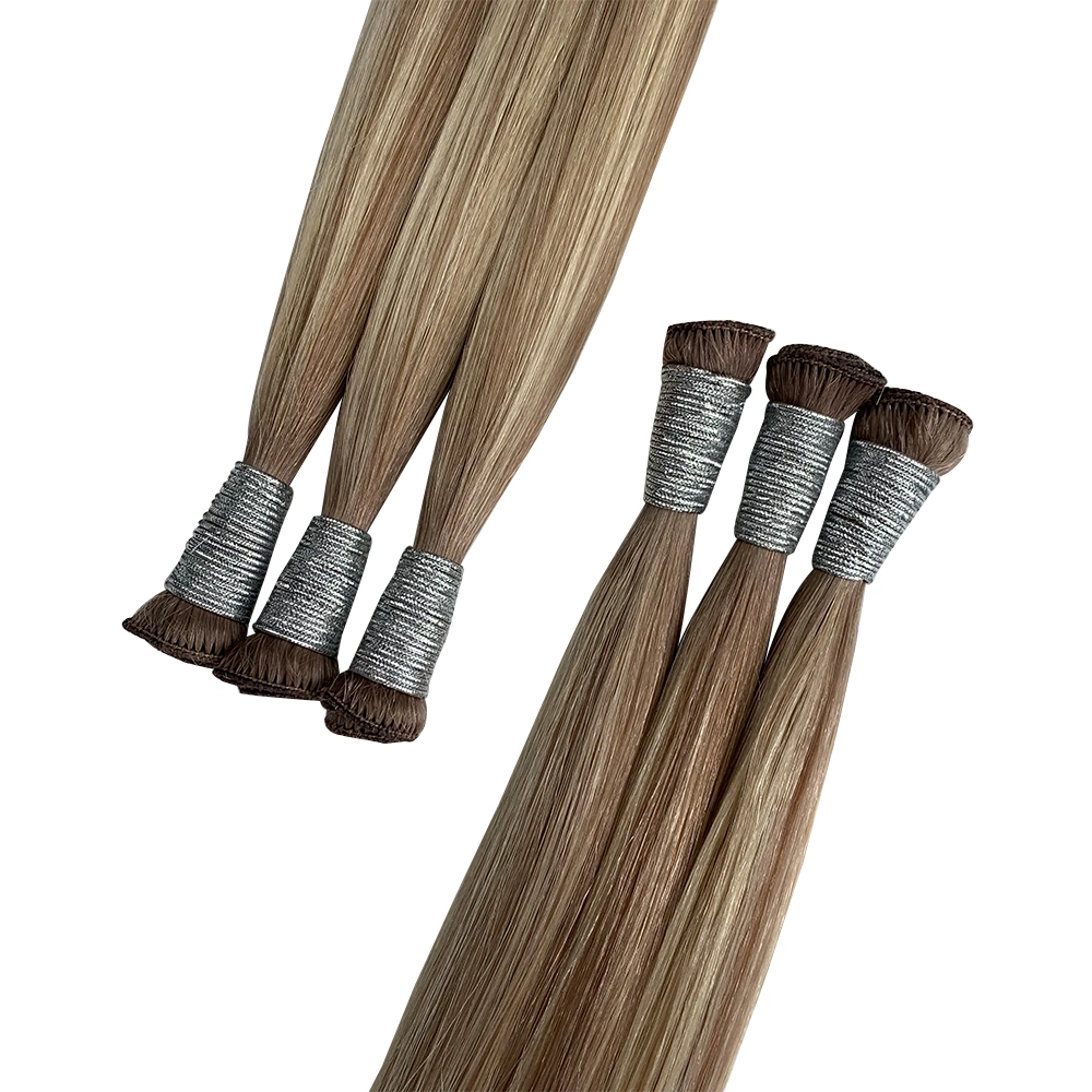 Russian Hair Double Drawn Handtied Hair Wefts Factory Wholesale/Supplier Price