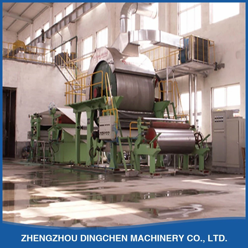 New Design Toilet Paper Machine, Waste Paper Recycling to Jumbo Reel Plant