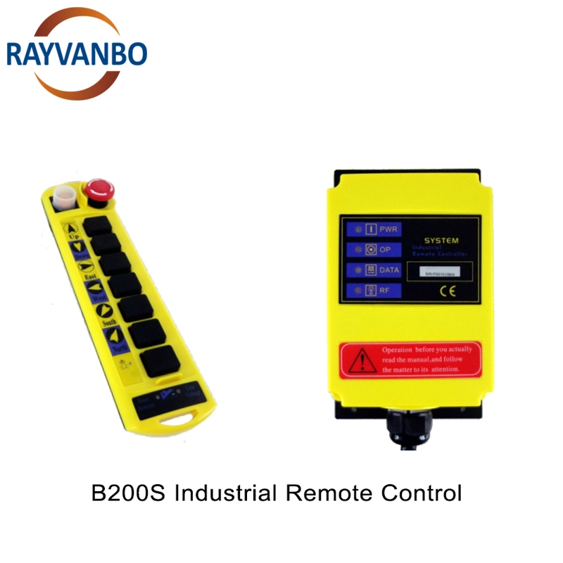 B200s Caja de interruptor de botón pulsador eléctrico de mando a distancia de radio inalámbrica Para grúa