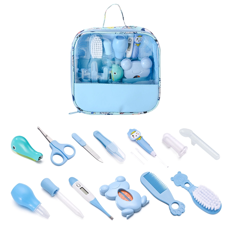 Silicone 12 Piece Baby Care Kit Bag Supplies