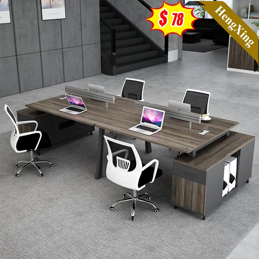 Classic Modern Chinese Office Furniture MDF Office Desk Workstation 4/5/6 Seaters Office Screen Office Partition (UL-23OF1723)