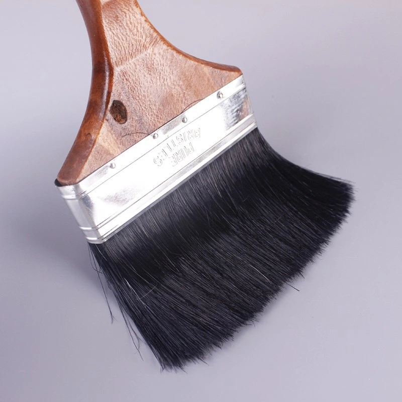 Hot-Selling Style White and Black Bristles with Solid Plastic Handle Brush Paint Paint Brush