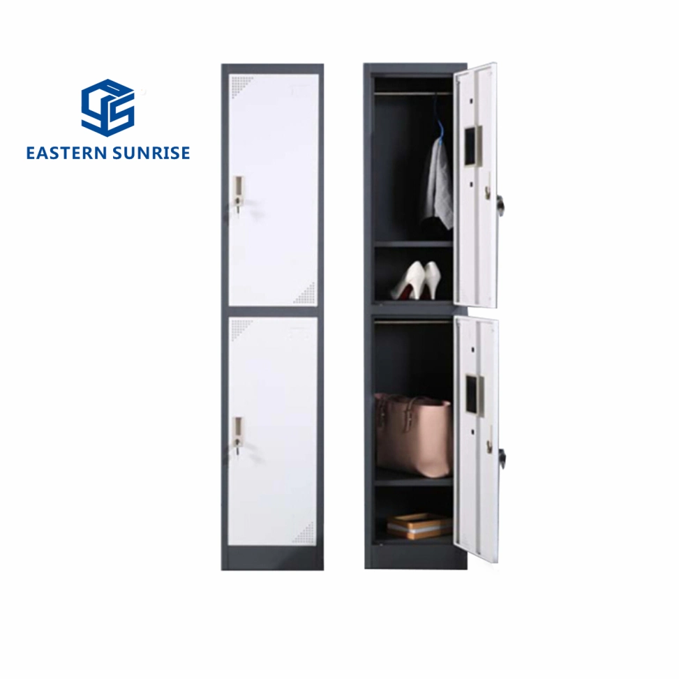 Clothes Shoes Bag Storage Locker Home Cabinet with Two Doors