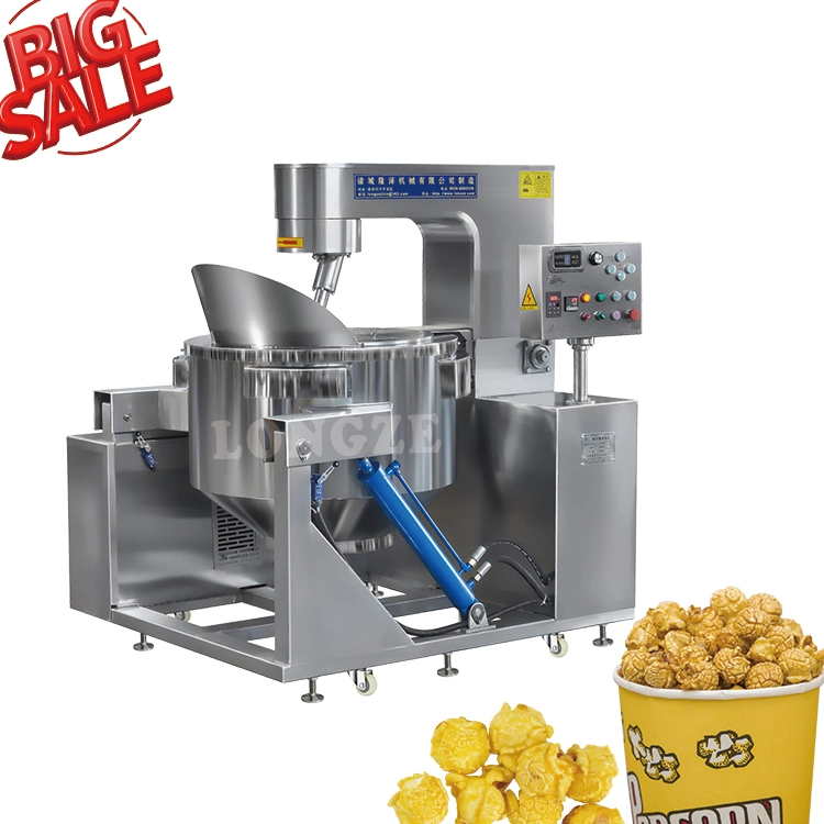 Large Capacity Industrial Automatic Caramel Popcorn Making Machine for Sale