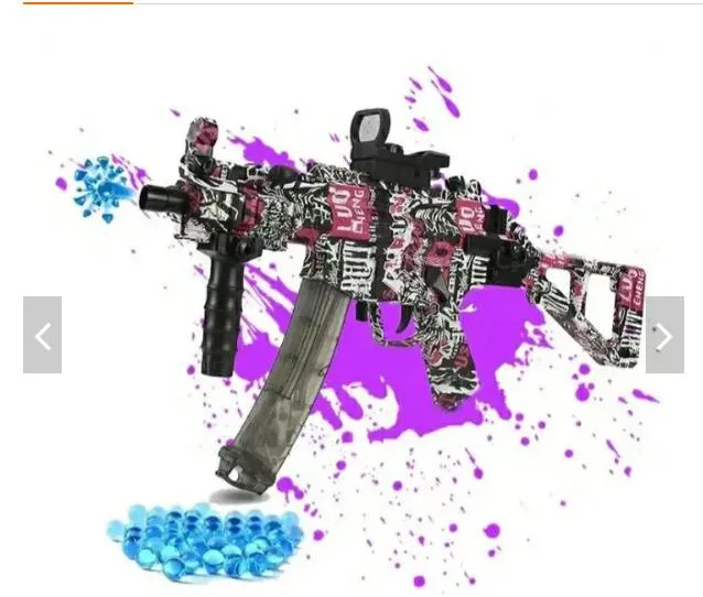 2023 MP5K Gel Bead Blazters M416 لعبة عووق Gel المياه Beads Blaster Gun طبق Ball Blaster ألعاب الرماية في الهواء الطلق الصبية ألعاب البنادق