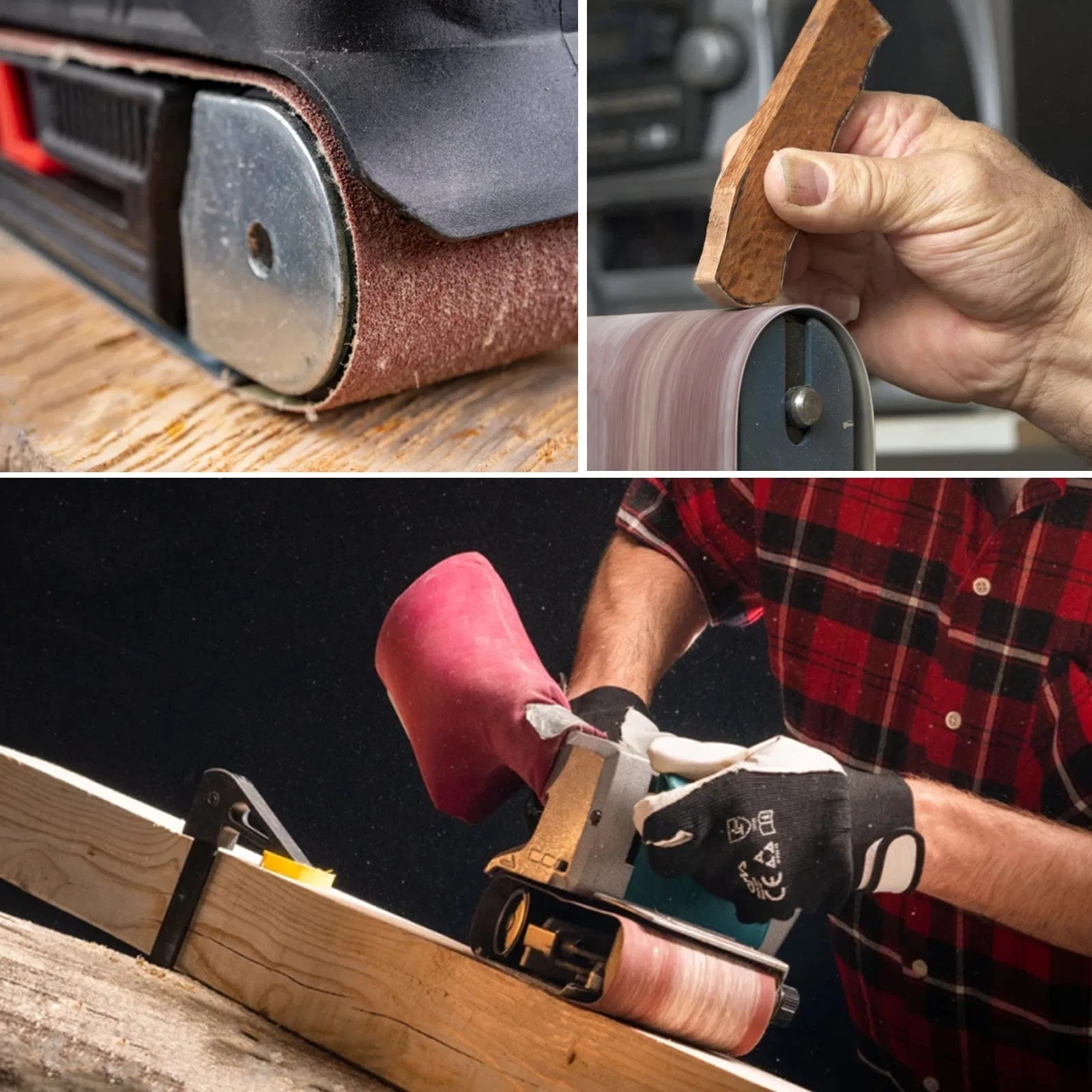 3 X 21 pulgadas de óxido de aluminio las correas de lijado para lijar madera, metal y pintura