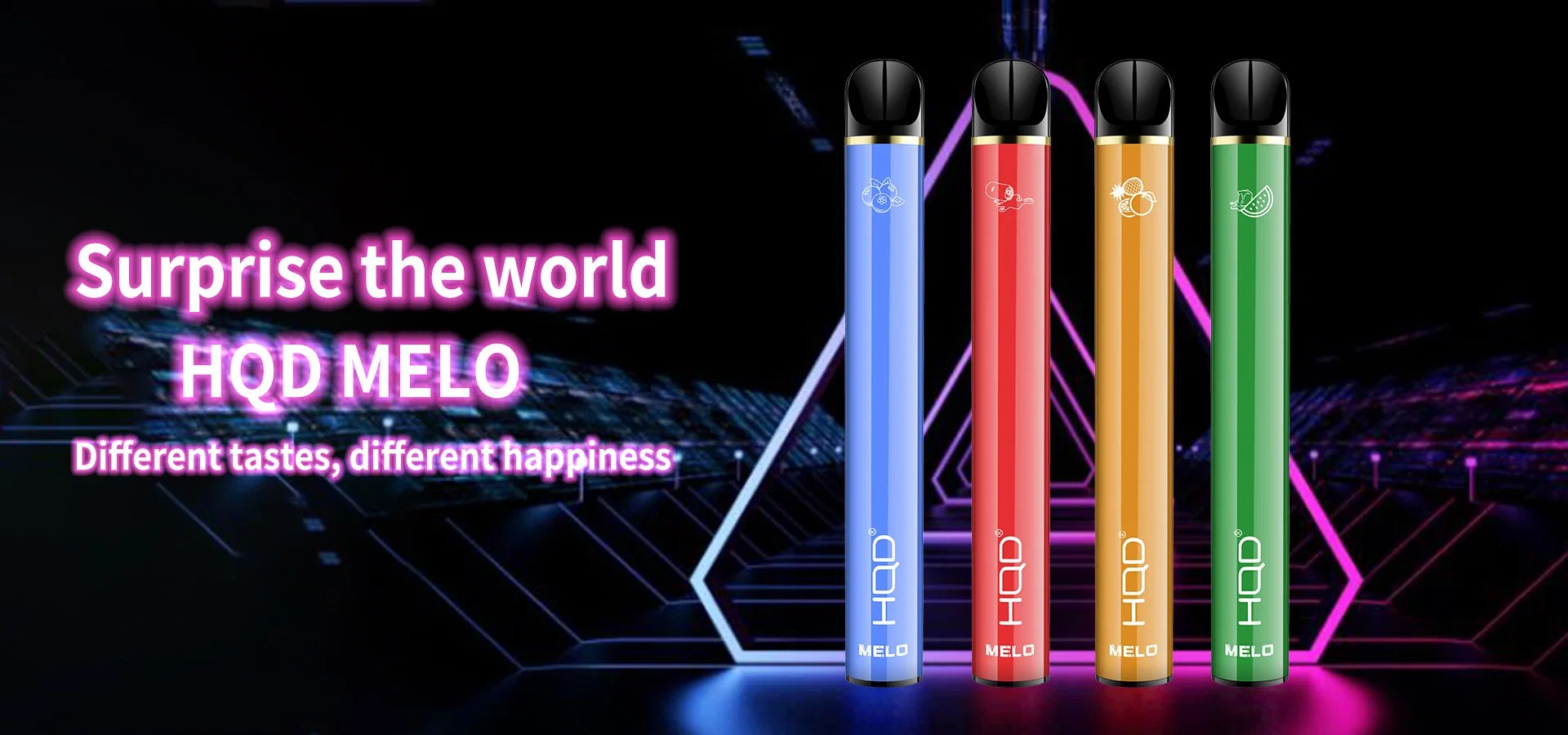 Hqd Melo 1000 Puffs New Arrival Disposable/Chargeable Vape Pen Hqd New Product