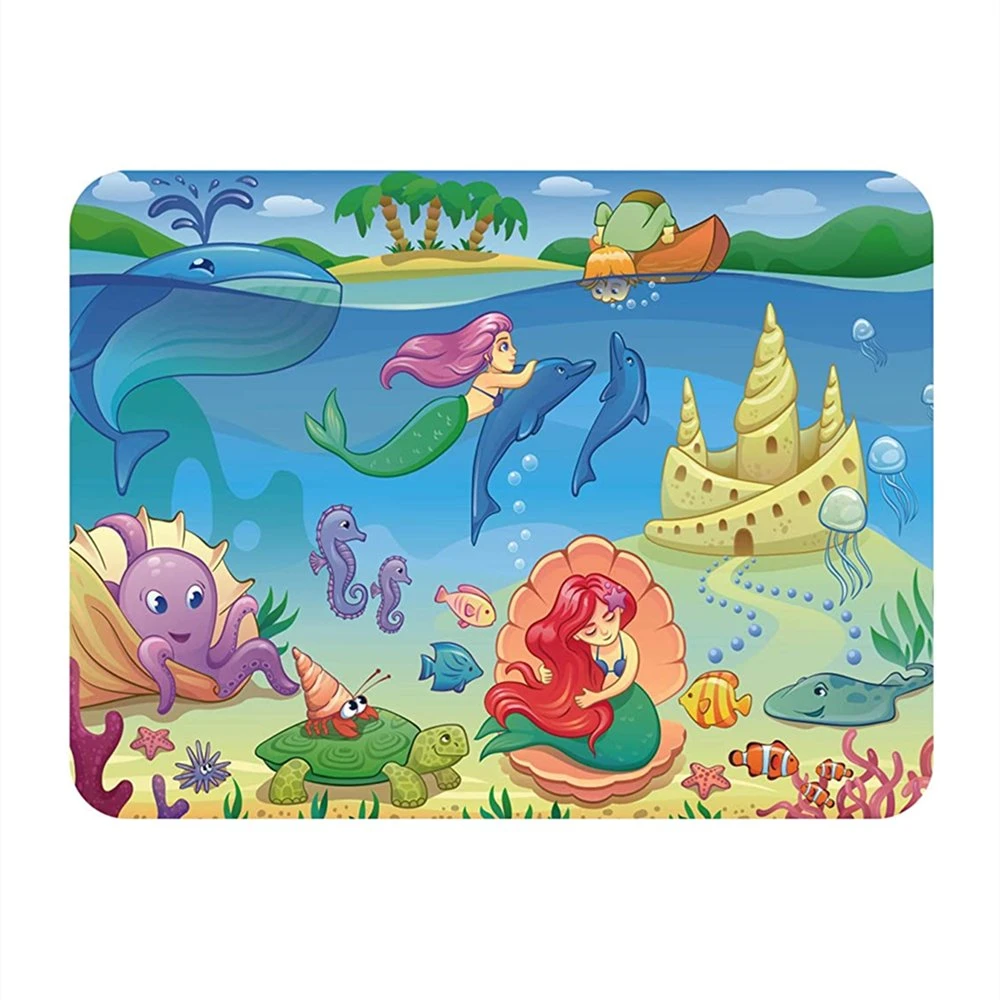 Mermaid and Princess Silicone Placemat Drawing Mar Table Mat for Toddlers Baby Feeding Product