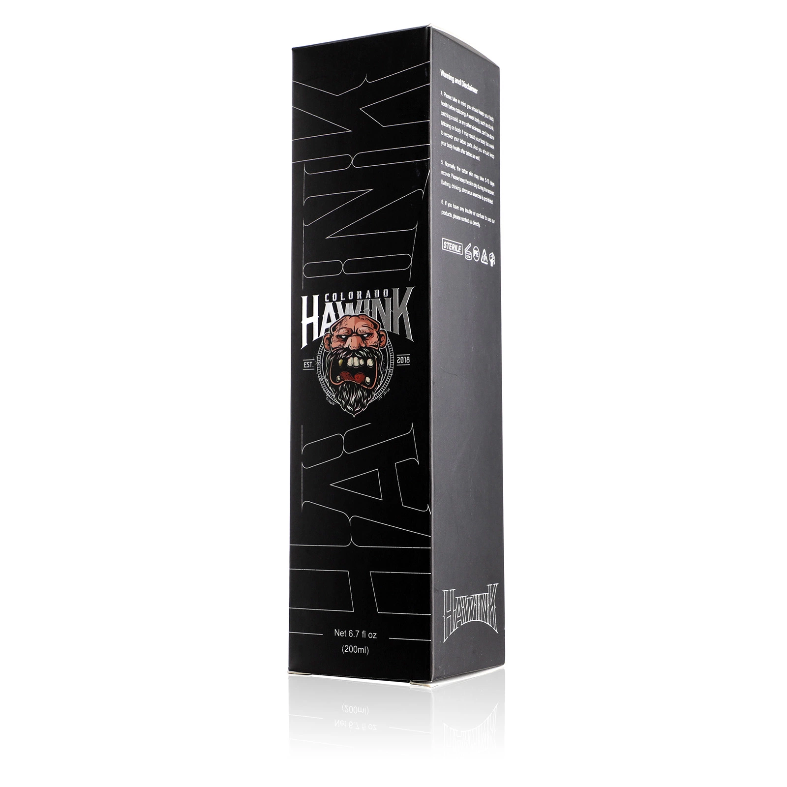 Оптовая торговля Hawink True Black 200мл Tattoo чернила для тела искусства