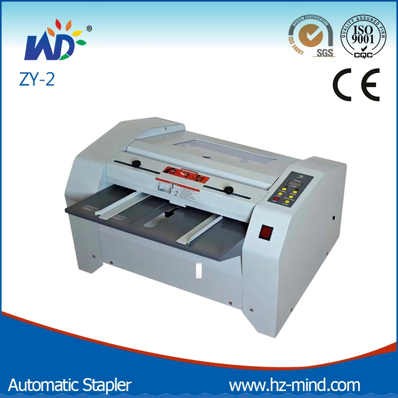 Professional Supplier Note Book Fold and Binding Machine Zy2 Automatic Paper Stapler