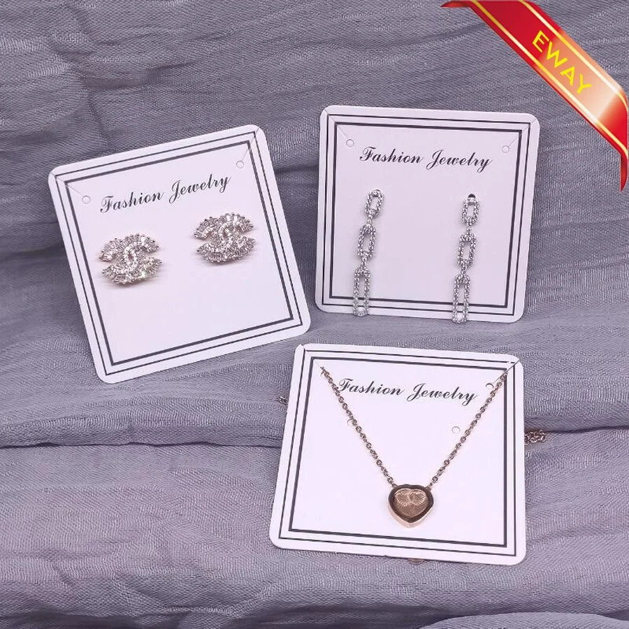 Mode bijoux pendre d'affichage de cartes Cartes Earring