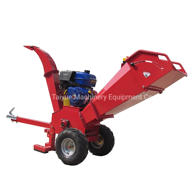 ATV/UTV 13.5HP 15HP Gas Small Garden Tree Branch Leaf Wood Chipper Shredder Grinder