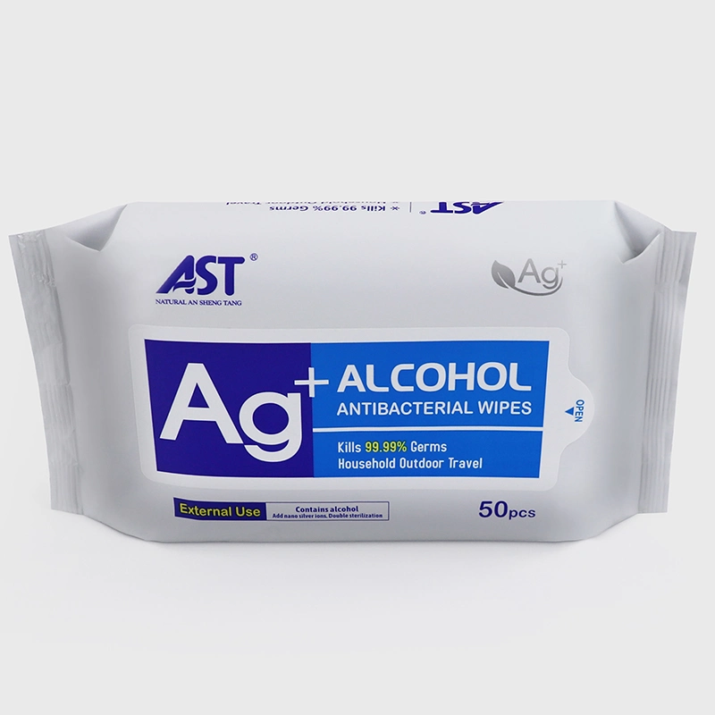 75% Alcool Lingettes Humides de Nettoyage, Désinfection et Stérilisation Médicales