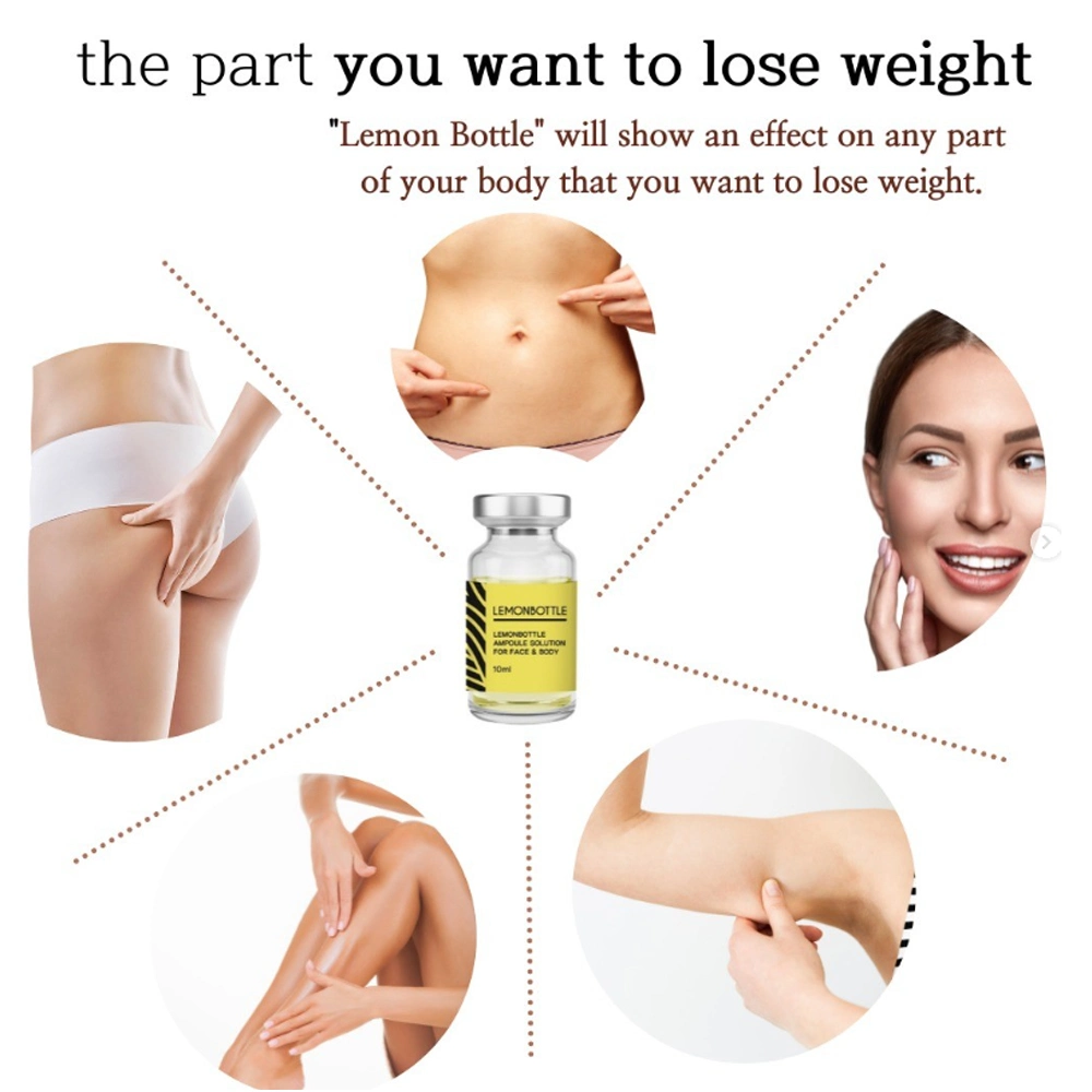 High quality/High cost performance  Lemon Bottle Fat Dissolving Body Fat Solution Slimming Strong Effect