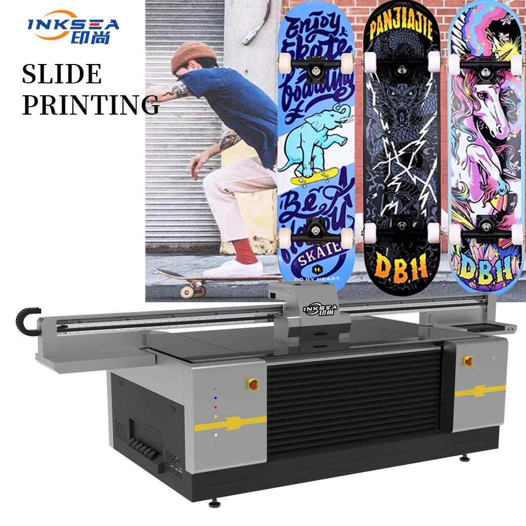 High quality/High cost performance  2513UV Printers Flexible and Hard Printing Solutions UV Flatbed Printers Wall Signage and Door Ricoh Sprinklers