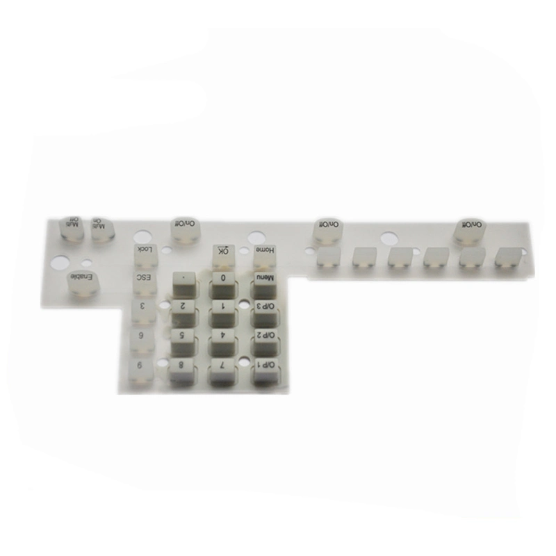 Low Resistance Carbon Pills Conductive Silicone Rubber Keyboard Buttons and Keypads