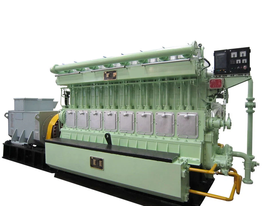 300 Series 500kw Low Speed Gas Generator Set by Wood Dust Sugar Crane Dust Bagasse