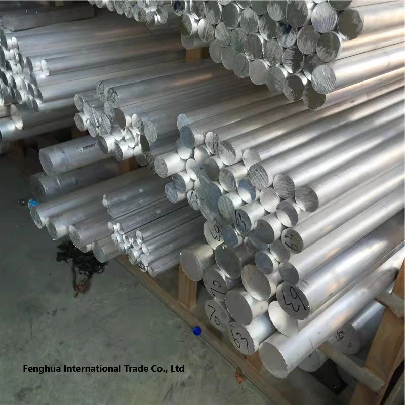 6063 6061 7075 utilisés dans la construction de l'industrie tige en aluminium de forme ronde Bar