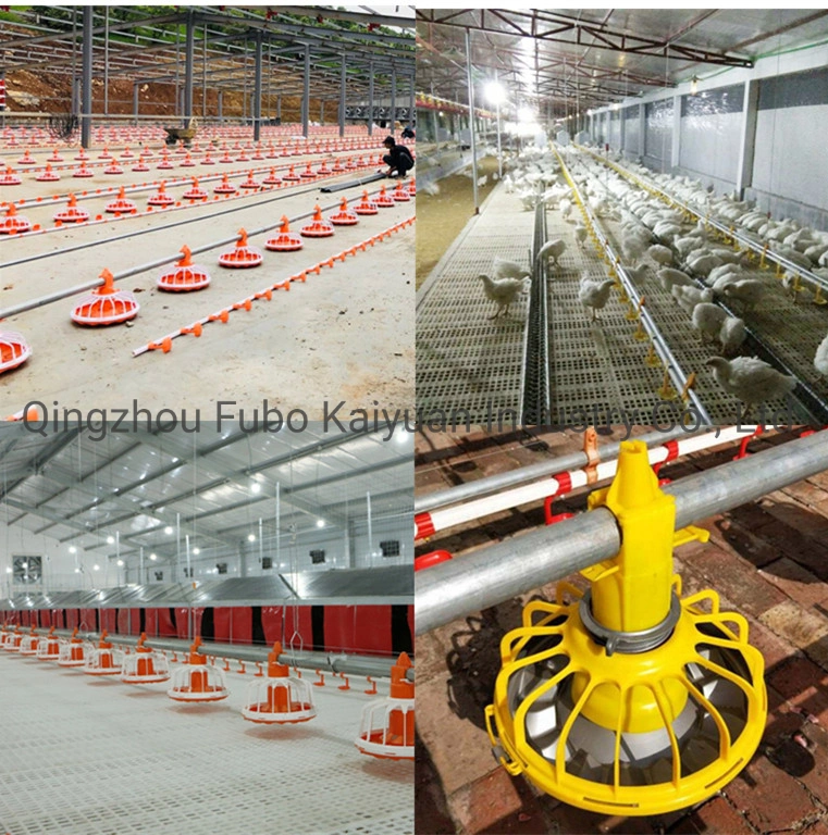 Poultry Farm Design Auger Broiler Feeding Pan System