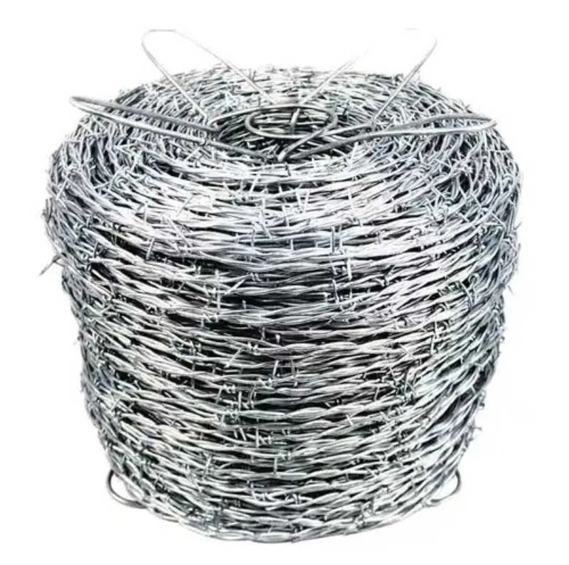 Galvanized Stainless Steel Barbed Wire Wire with Coil Outside Diameter 400-1100mm for Fence Mesh