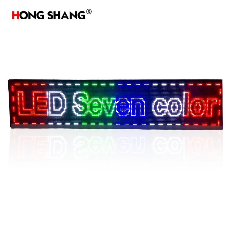 Indoor and Outdoor P10 Red Rolling Advertising LED Sign Board