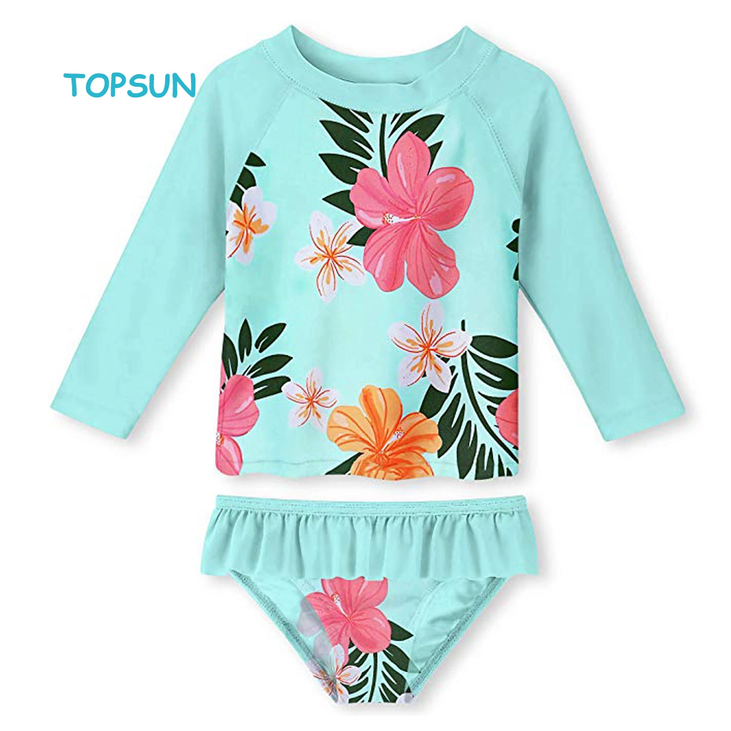 Two-Piece Baby Girls Bikini Children Swimwear Girls Bathing Suits Swimming Clothes Kid Moana Vaiana Beachwear 3-10y