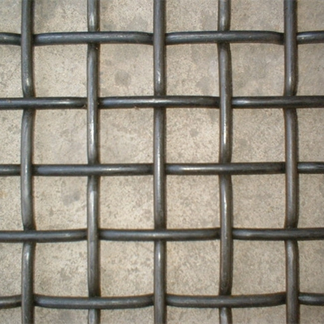 Yq Galvanized Iron Crimped Square Woven Wire Mesh