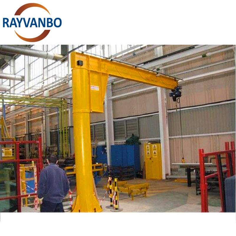 China 1 2 3 5 10 Ton Electric Column Mounted Jib Crane Price for Workshop Lifting Equipment