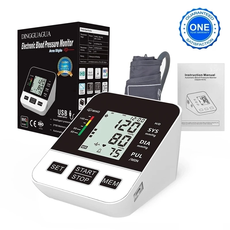 Medical Supply Blood Pressure Monitor Automatic Tonometer Arm Cuff Digital Pressure