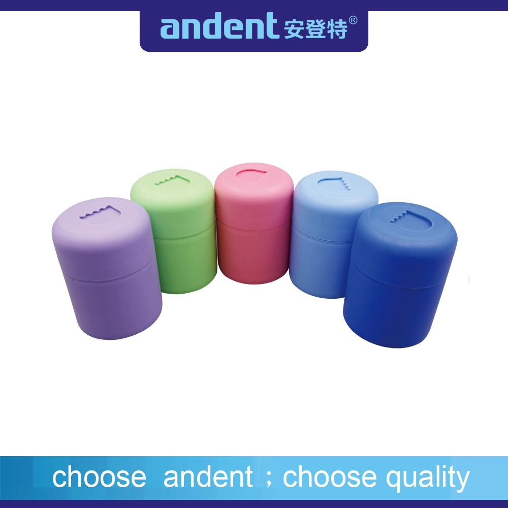 Dental Colorful Cotton Roll/Ball Dispenser Plastic Bin Barrel