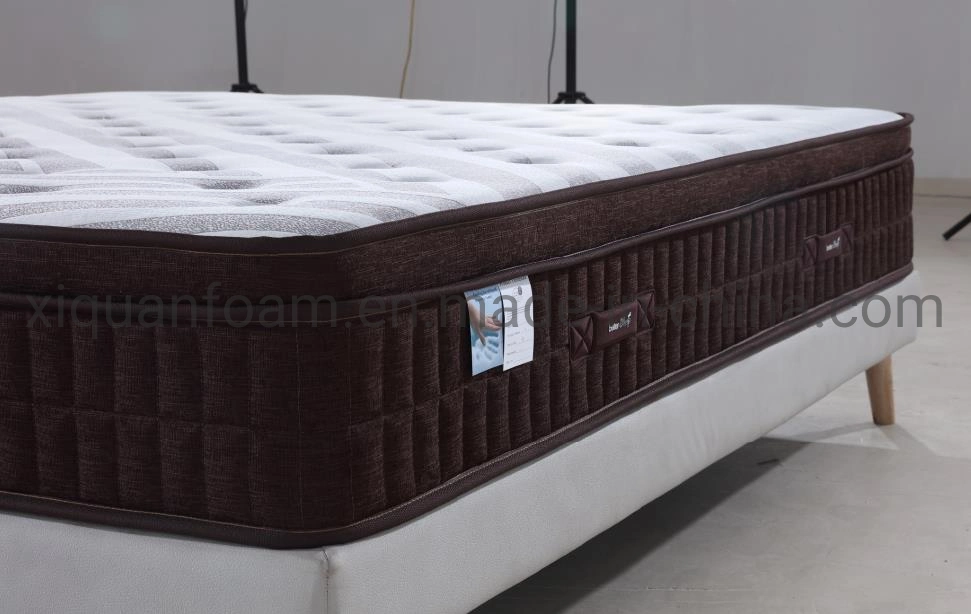 Matelas ressort laminé dans une boîte Hôtel matelas en mousse haute densité