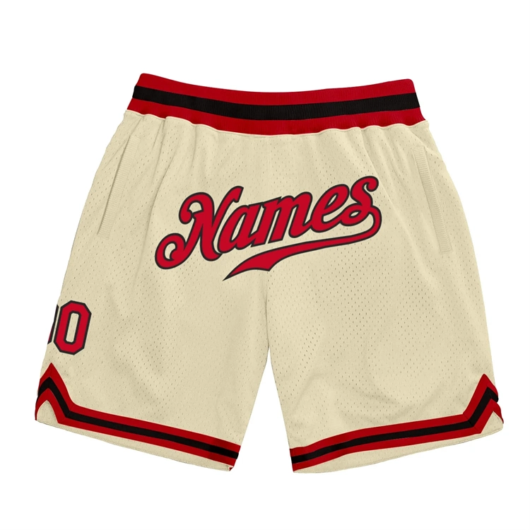 Fabrik Großhandel/Lieferant Custom Logo Throwback Basketball Short