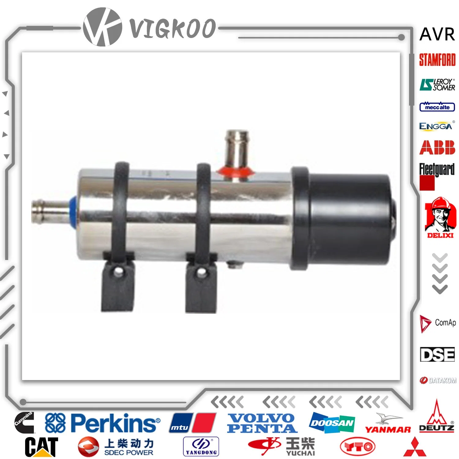 Réchauffeur d'eau du groupe électrogène de préchauffage 300 kW 500 W 1 000 W 2 000 W. Liquide de refroidissement du chauffe-bloc 3 000 W.