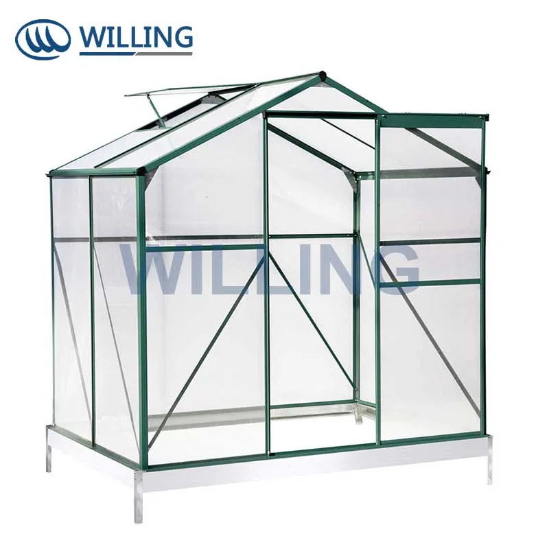 Polycarbonate Garden Greenhouse with Aluminium Green House