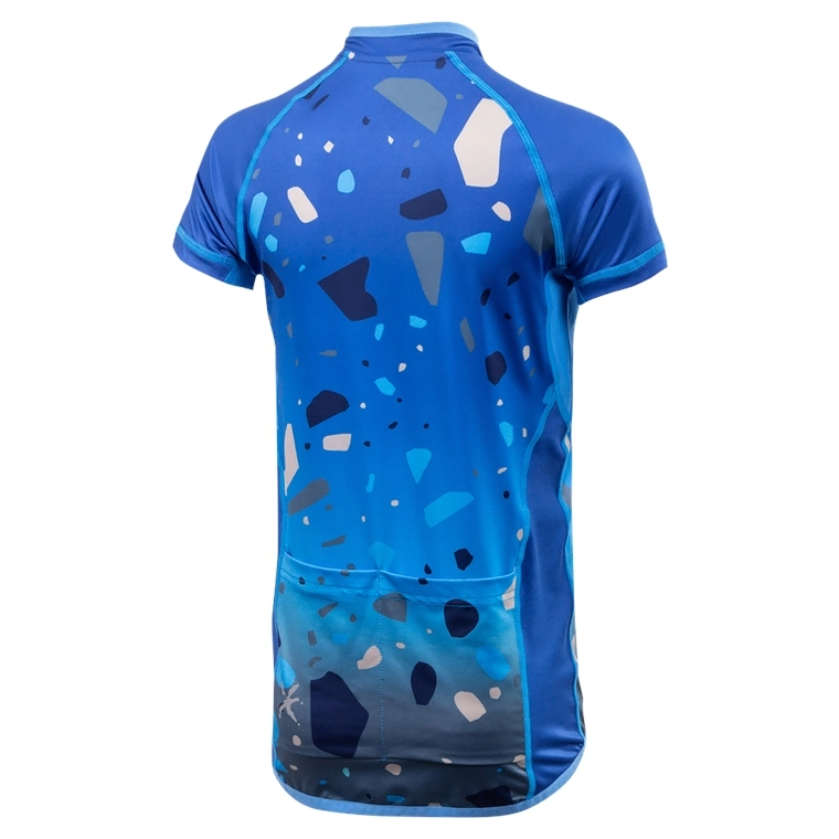 Camisola de ciclismo de manga curta de alta qualidade Summer Quick Dry para criança Desgaste desportivo desgaste de ciclismo