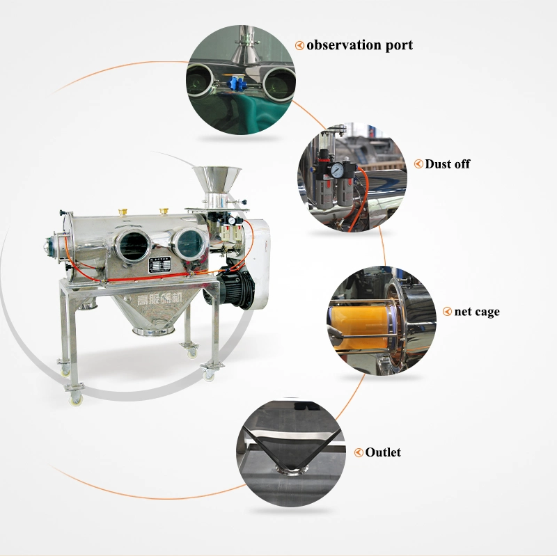 China Xxnx Horizontale Airflow-Screening-Maschine Ausrüstung Zentrifugal Vibrierenden Bildschirm Preis