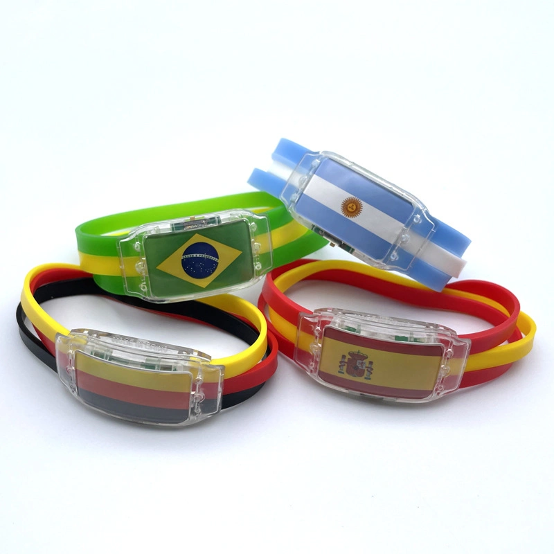 Banderas Counrty Pulseras Pulsera LED LED